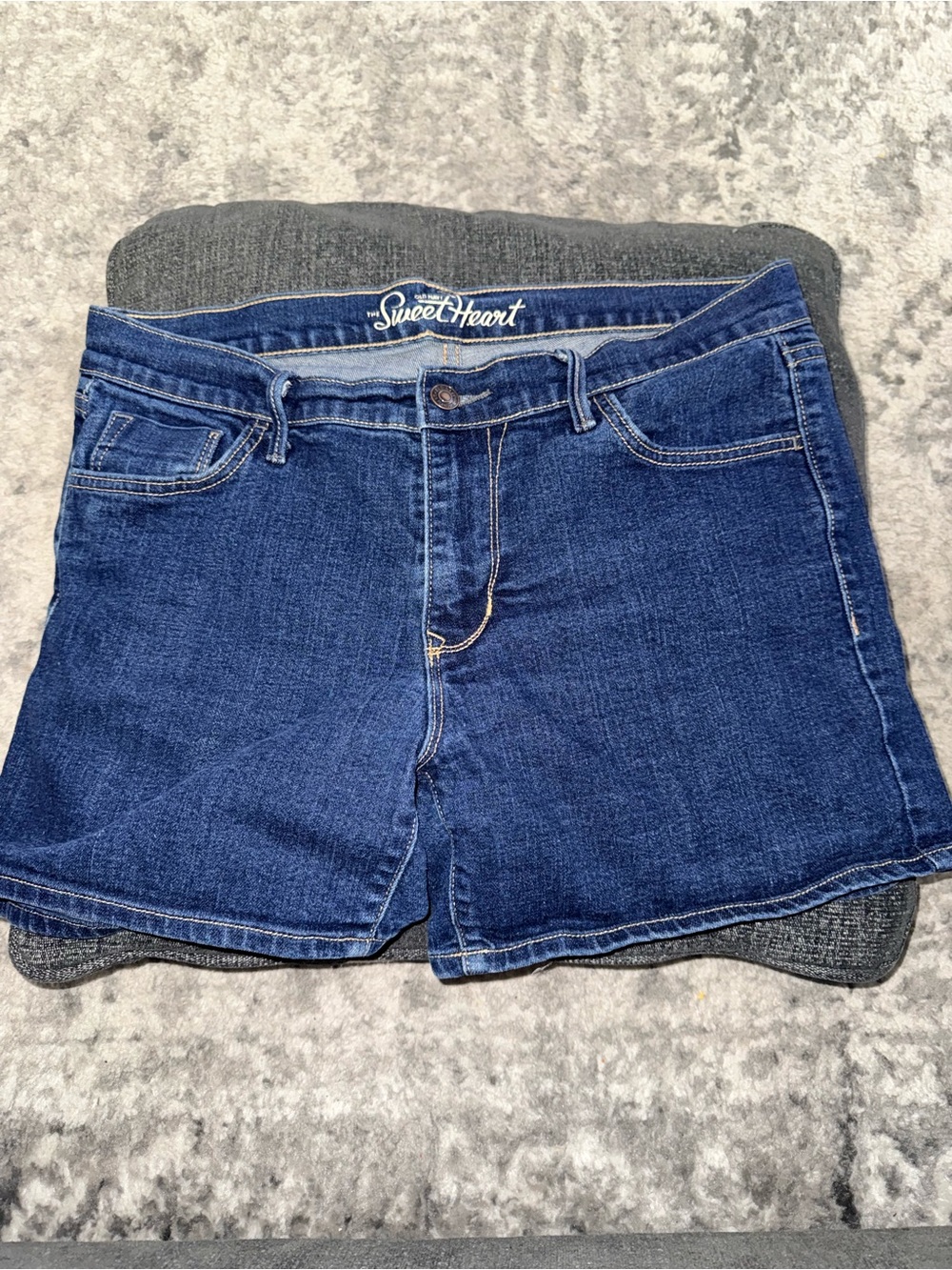Old Navy Denim Shorts - Dark Blue and Light Blue